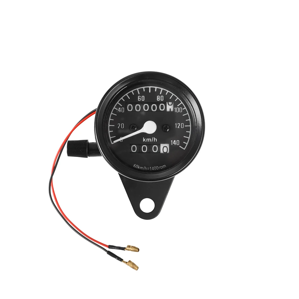For Honda Cafe Racer 12V Mileage Tester LED Indicator Lights Motorcycle Dashboard Dual Odometer Speedometer