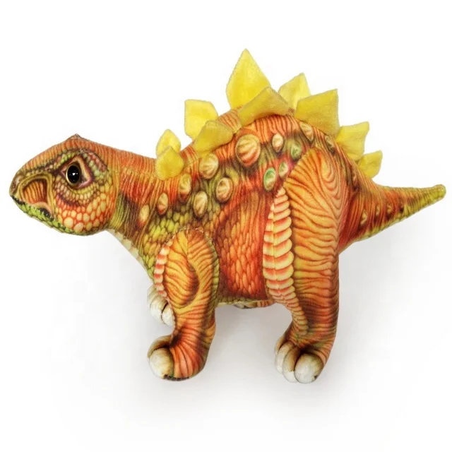latest product plush dinosaur soft toy simulated stuffed stegosaujrus  dinosaur plush toy