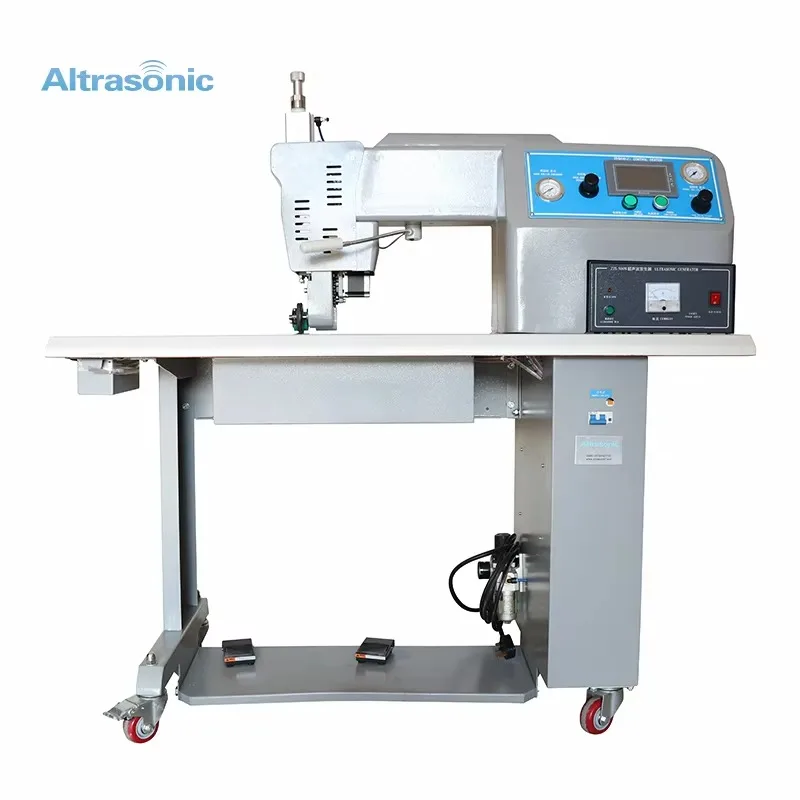 New Product Semi Automatic Sealing And Cutting Equipment 35kHz Ultrasonic Sewing Machine