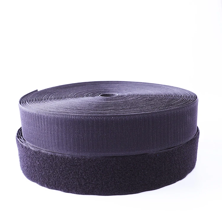 Nylon Polyester White Black Colorful Normal Hook and Loop Rolls Fastener Tape