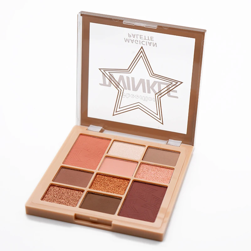 custom high quality private label vegan diy multichrome glitter shimmer matte high pigment eyeshadow palette