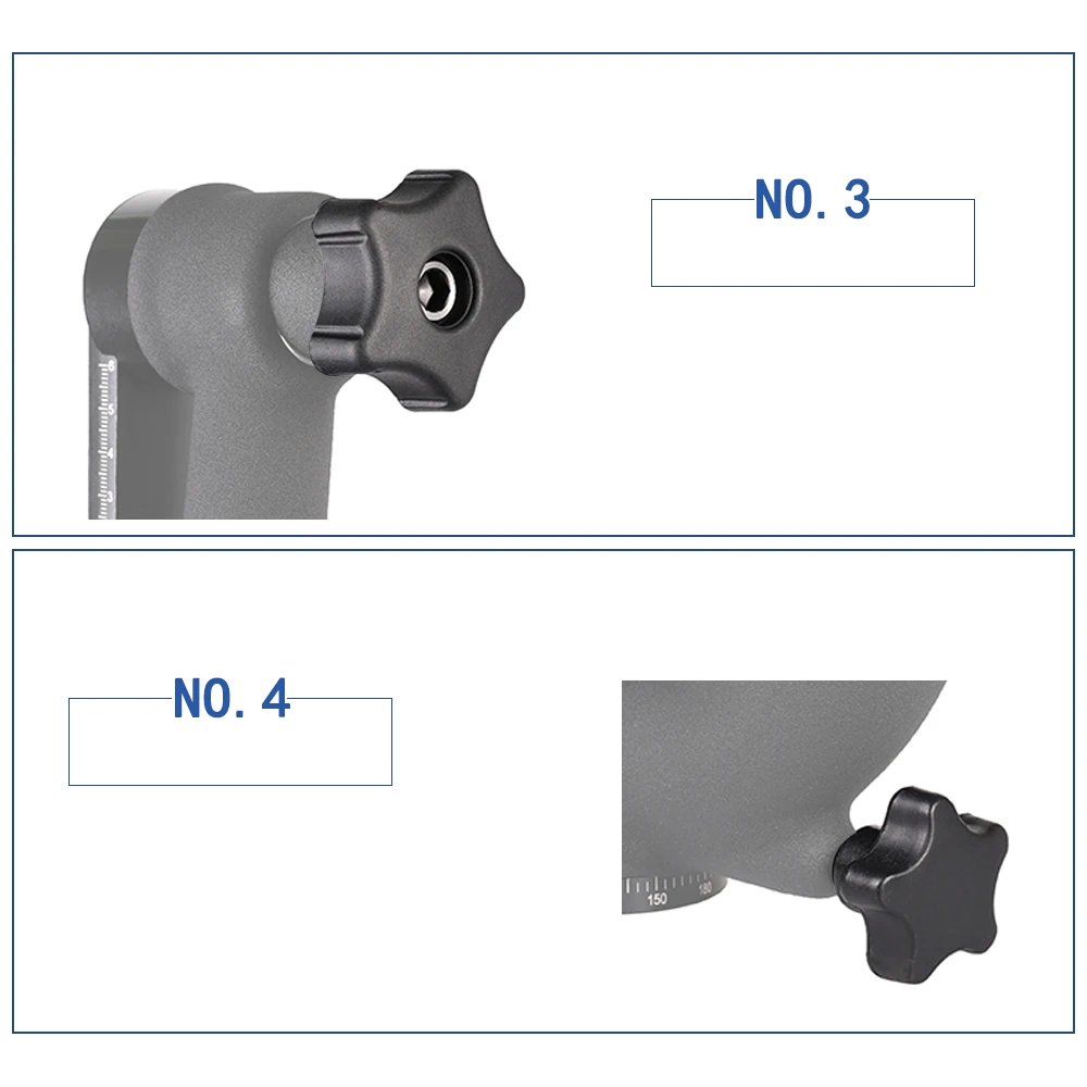 Kaliou High Quality 360 Degree Shot Gimbal Ball Head With Quick-release Plate For Long-focus Lens Digital Camera