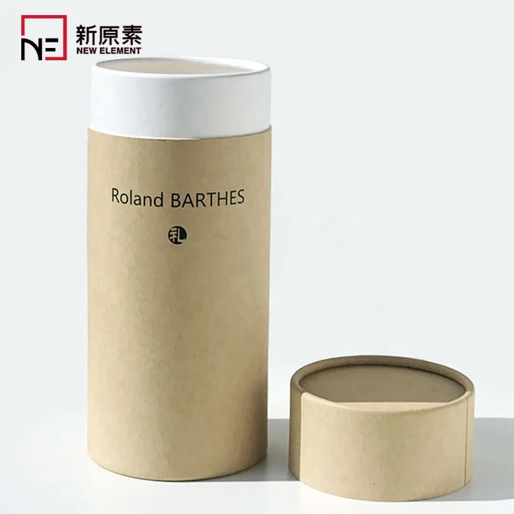good price round shape clothes gift packaging kraft paper tube with logo