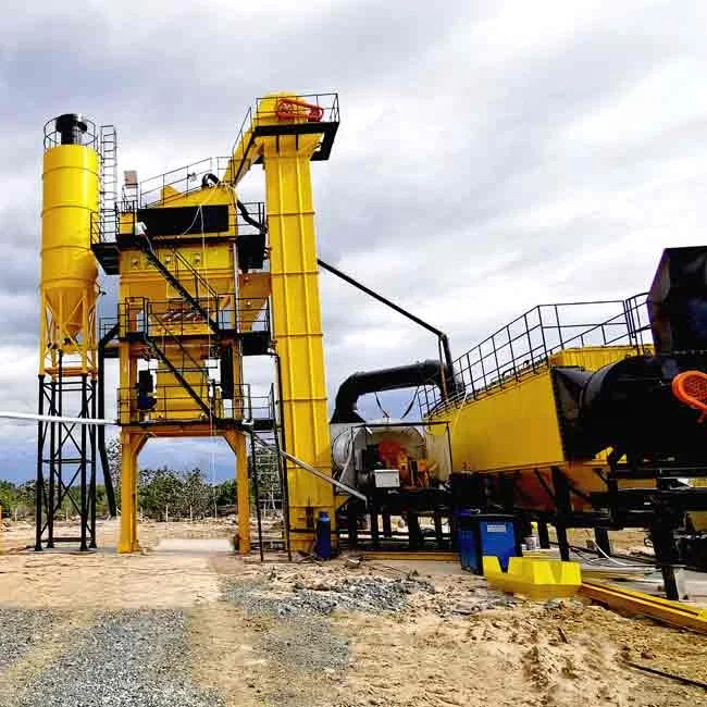 Asphalt Road Equipment 80t/h Mobile Mini Asphalt Plant For Sale