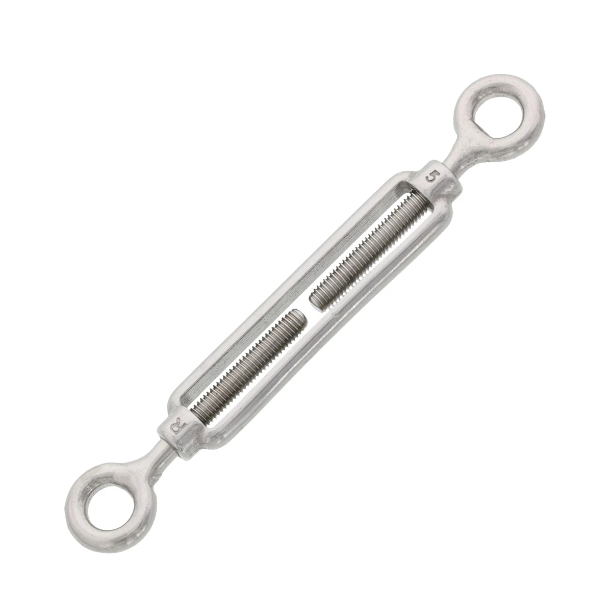 DIN1480 Marine Stainless Steel Double Hooks Open Body Turnbuckle Tensioner M2 M 24 European Type