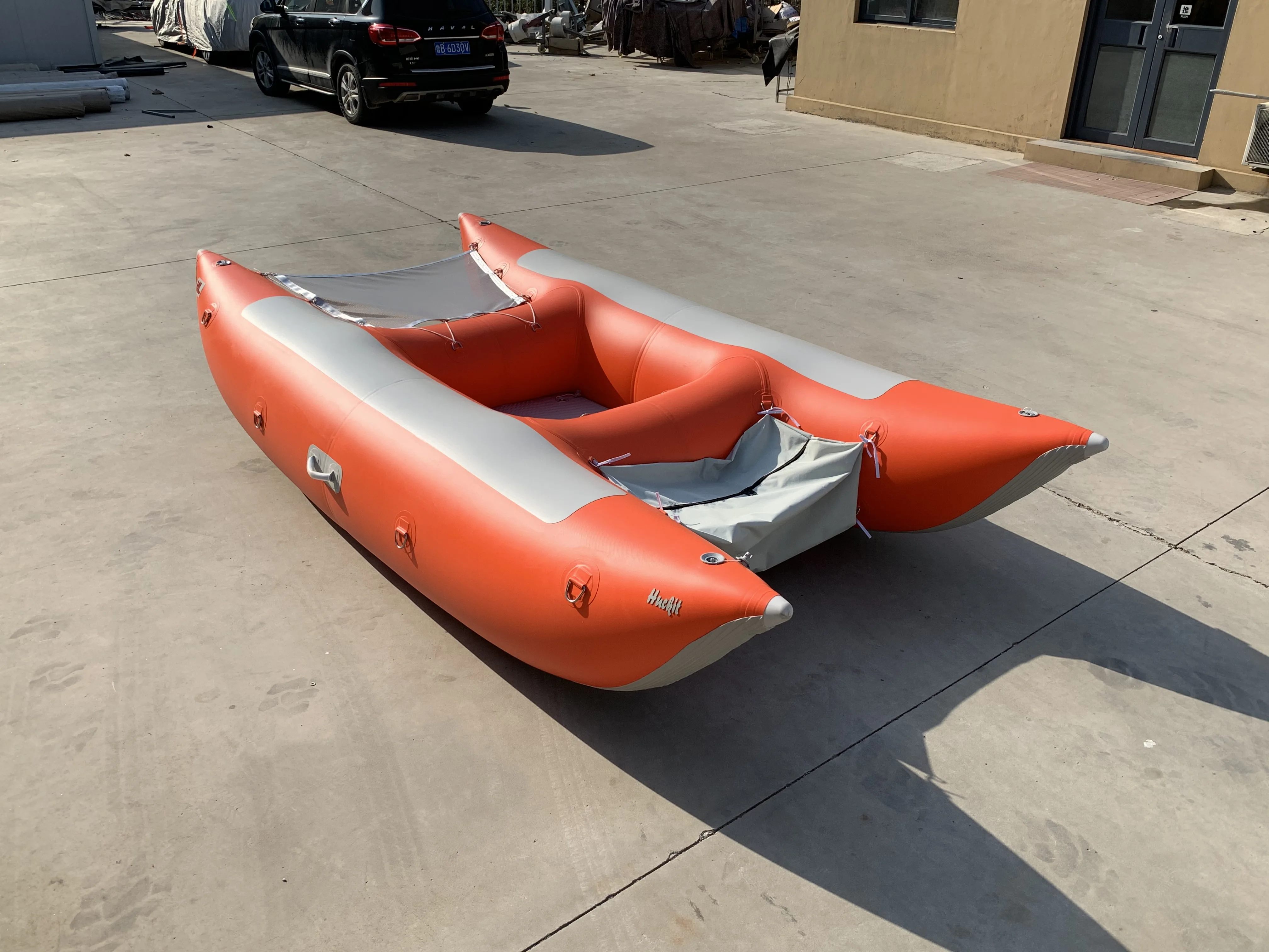 Hull Material Inflatable Pontoon Thundercat Catamaran Commercial Fishing Boat for Sale