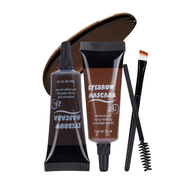 Hot Selling Mascara Eyebrow Gel 24 Hours Waterproof Non Halo Dyeing Durable Setting Eyebrow Beauty Makeup Cosmetics