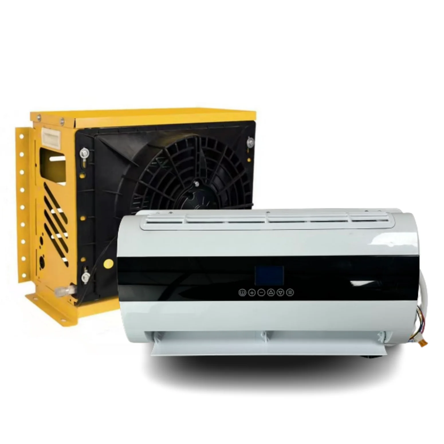 Air Conditioners For Truck 12 24 Volt Dc Air Conditioner for RV Semi Trucks Forklift Construction Vehicle Crane Excavator Van