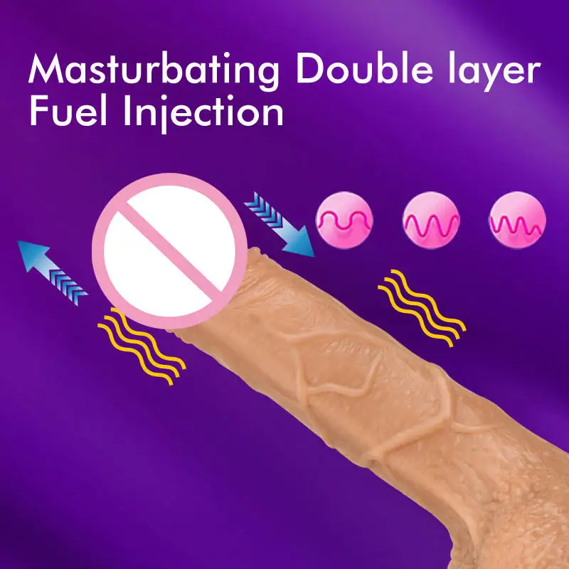 China Manufacturer Liquid Silicone Female Penis Rose Vibrator Dildo Girth Enlargement Penis