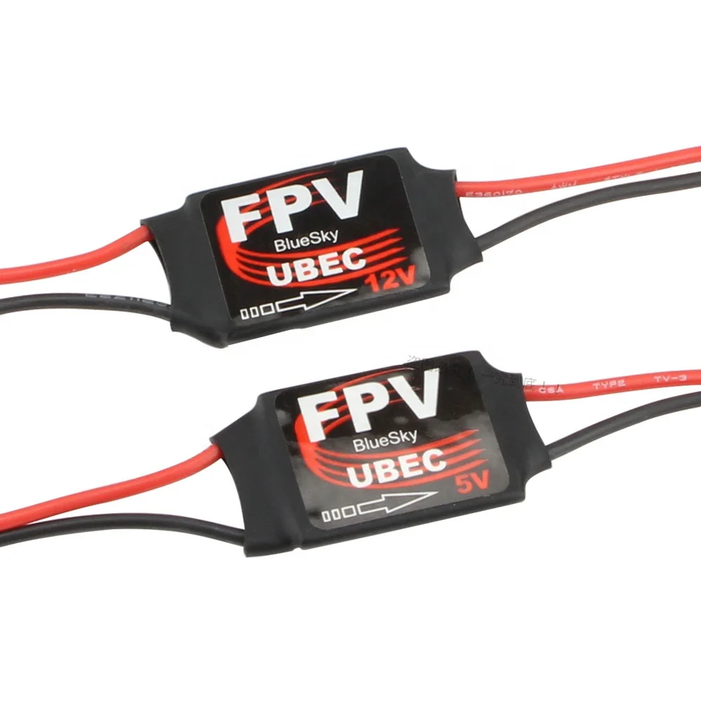 BlueSky UBEC 5 В/12 В 3A DC-DC конвертер понижающий модуль Mini BEC JST Разъем для RC FPV самолета камеры Gimbals