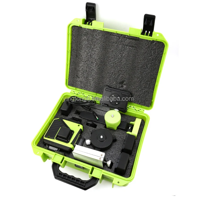 8 проводной настенный лазерный уровень уличный зеленый свет автоматический уровень выравнивания низкая цена оптом и в розницу