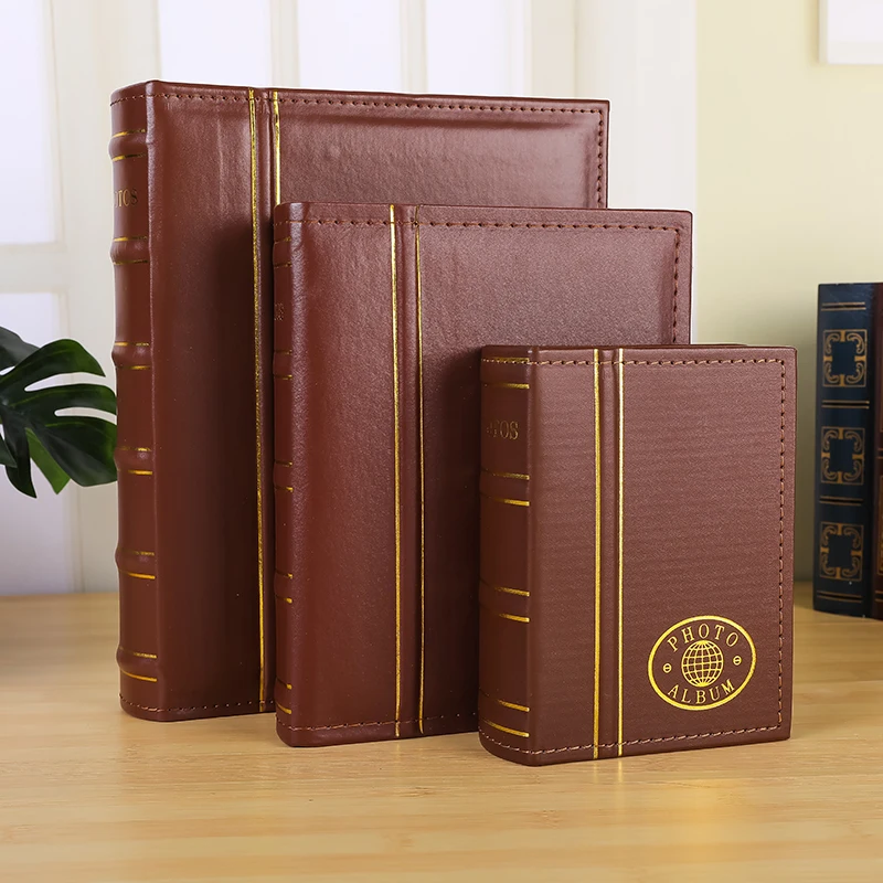 Digital photo book cover photo album pu leather cover album cover with peel and stick sheets