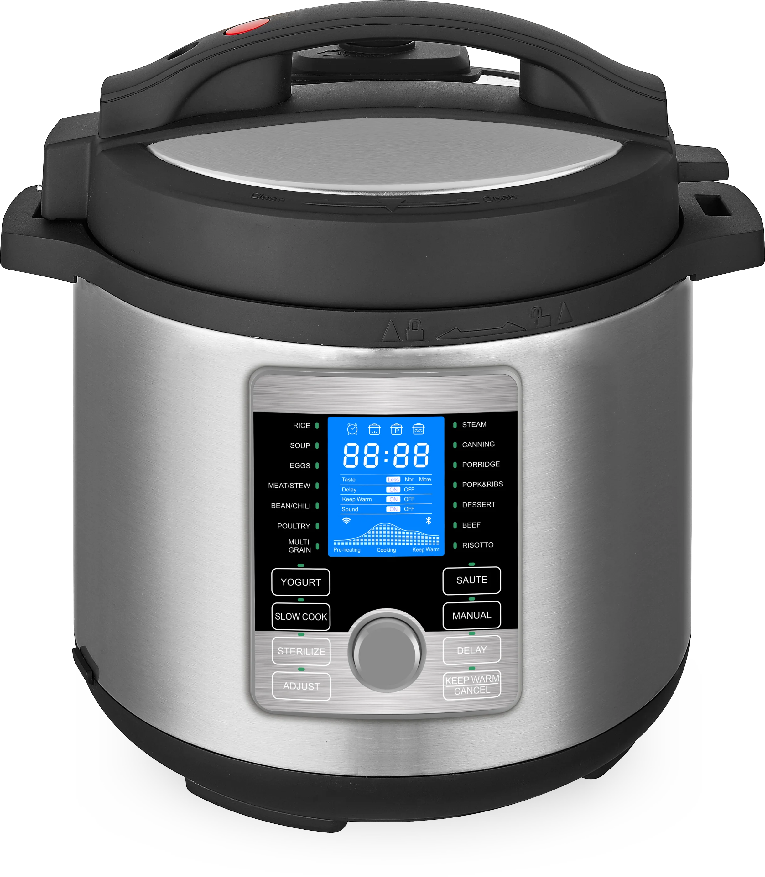 GAOTONG  ETL  CE LFGB certificate Big Handle Programmable 5L 6L electric Pressure Cooker