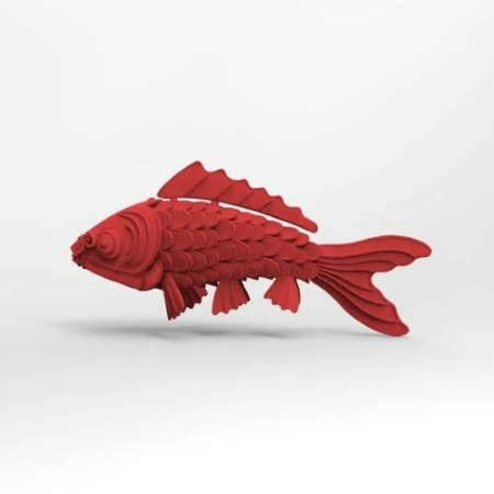 3D printed Lucky fish 3D printed exquisite sea koi fish ornaments 3D printing service