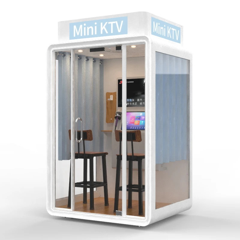 Make money the fastest Coin Singing karao ke room Jukebox Indoor entertainment venues mini Ktv Kara ok booth