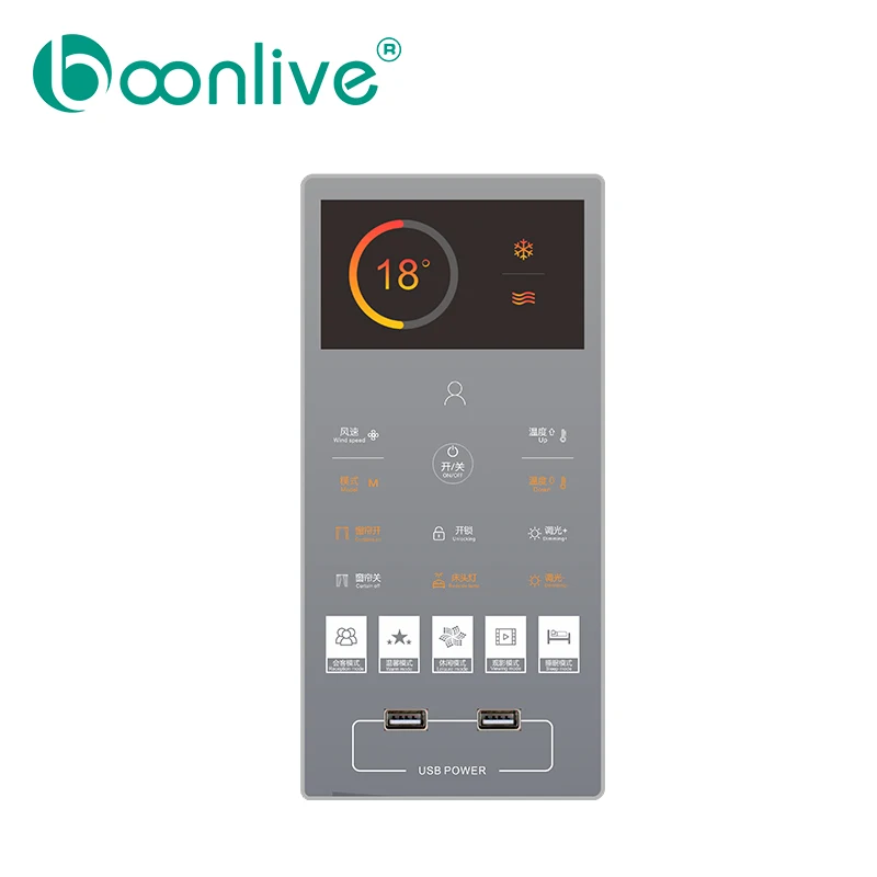 Boonlive Shenzhen Luxury Capacitive Led Electrical Tuya Smart Wifi Zigbee Wall Touch Switches Sensor Panel