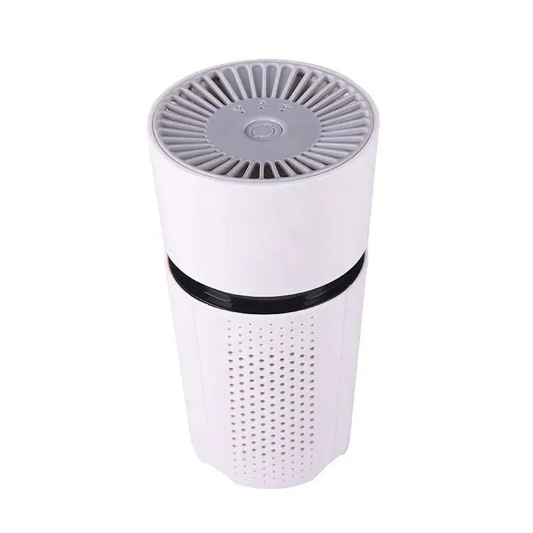 Rechargeable Car Air Purifier Remove Smoke Car Air Cleaner Portable  Negative Anion Ion Air Disinfect Purifier