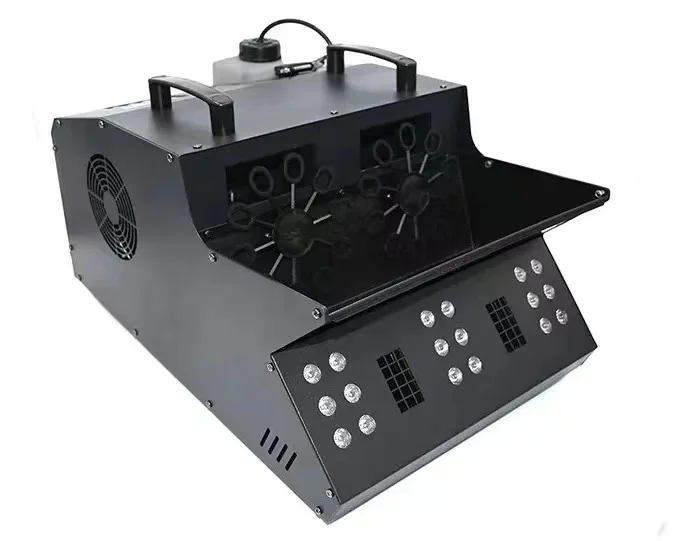 3500w Led Smoke Dmx 512 Automatic Blower Soap Bubble Fog Machine With Remote Control For Stage Dj Wedding Party Show 1500W Club