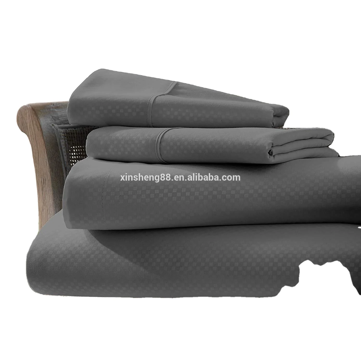 1800series premier bamboo comfort pleat hem 4pc\6pc sheet set