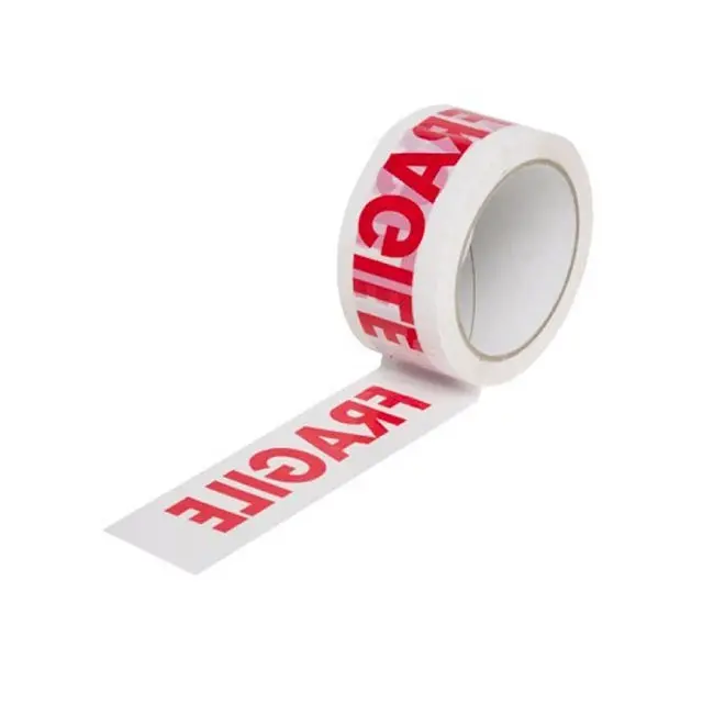 Custom Printed Logo 48mm & 66mm Ragile Bopp Packing Tape Personalised Adhesive Tape
