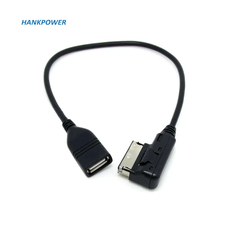 Music Interface Adapter USB A Female to AMI MDI MMI Audio AUX Cable for Audi Volkswagen