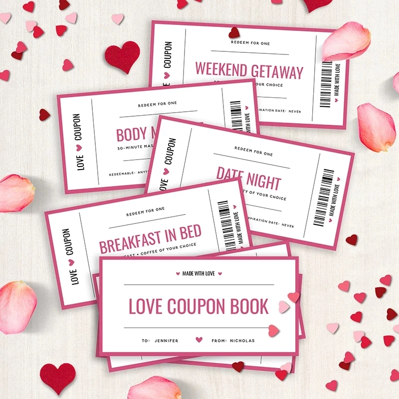 Double Sided design Custom gift certificate voucher business voucher gift voucher gift card personalised