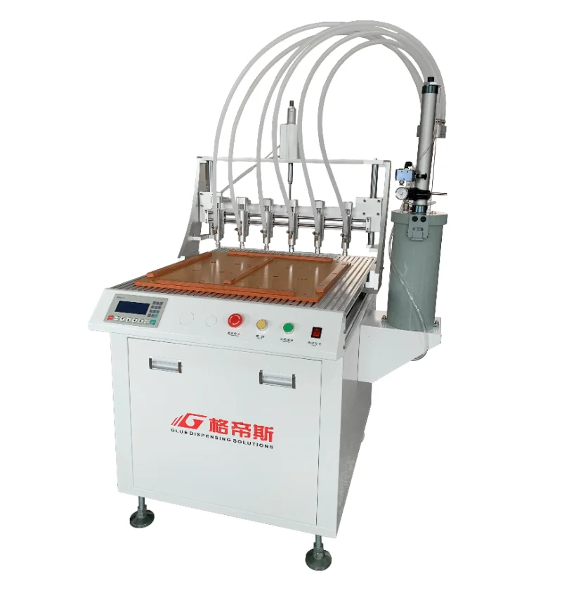 Automatic robot glue dispenser high speed silicone / uv gluing machine