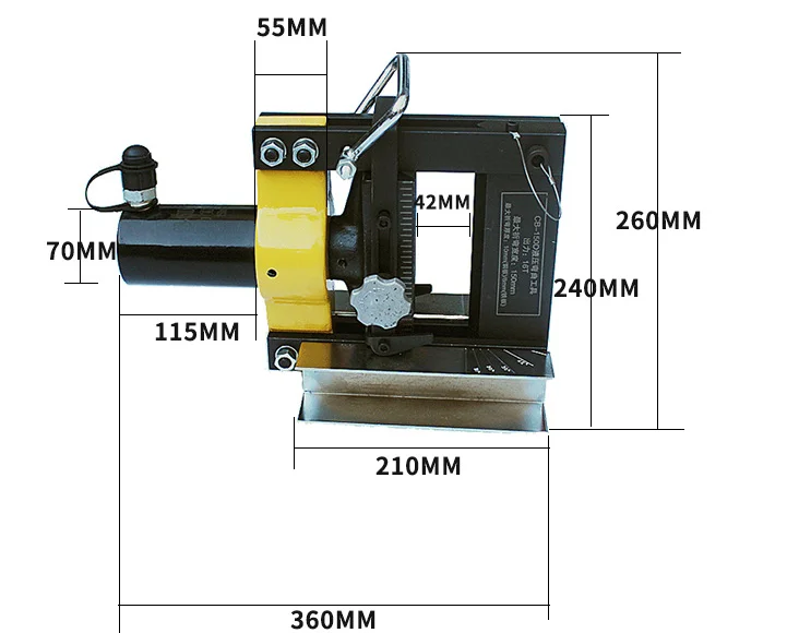 bending machine aluminum copper  hydraulic busbar bender metal bender