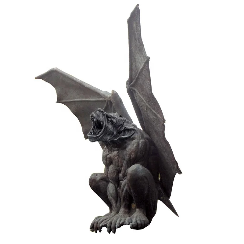 
life size hand casting animal bronze Gargoyle Statue Demon sculpture 