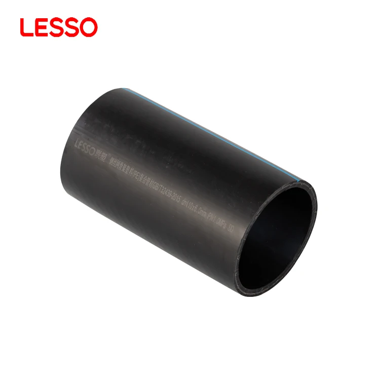 Lesso hdpe pipe black blue water pipe dn20-dn1600mm plastic agriculture water pipes for agriculture