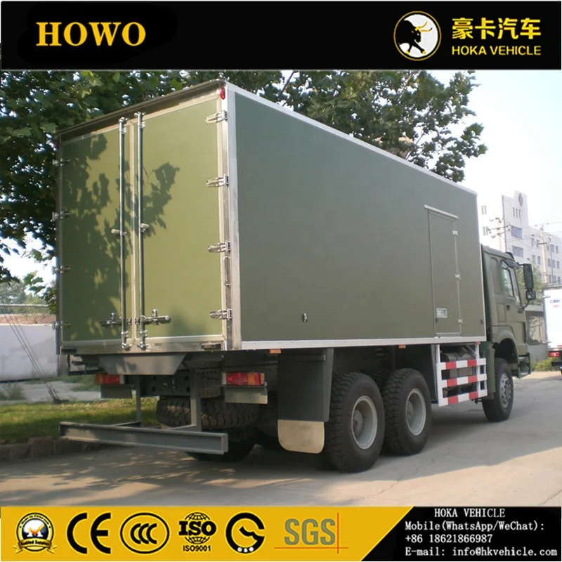 SINOTRUK HOWO 6X6 AWD 336HP 20T REFRIGERATED TRUCK CARGO TRUCK MODEL ZZ2257N4667A