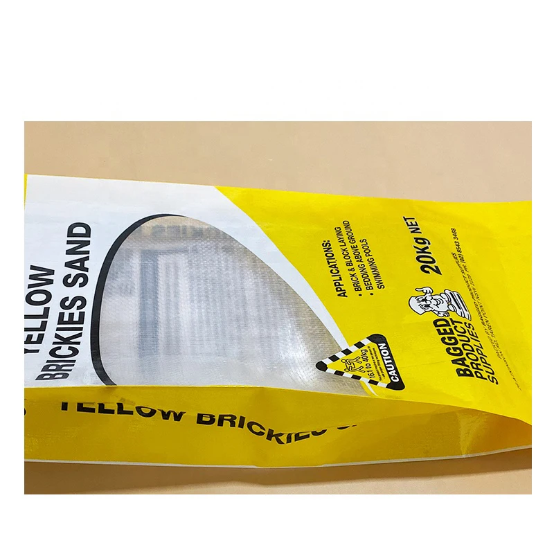 
Fish feed dry artemia cysts fish meal empty laminated packaging bag polypropylene material woven transparent meshes 25kg 