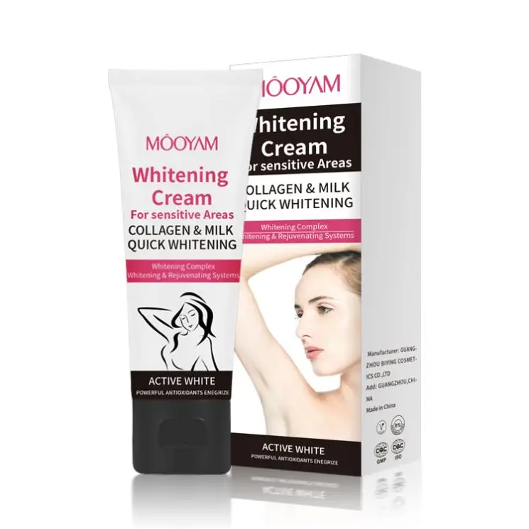 Оптовая продажа, отбеливающий крем Shyway для темных подмышек, кожи тела, органический отбеливающий Осветляющий отбеливающий крем для подмышек