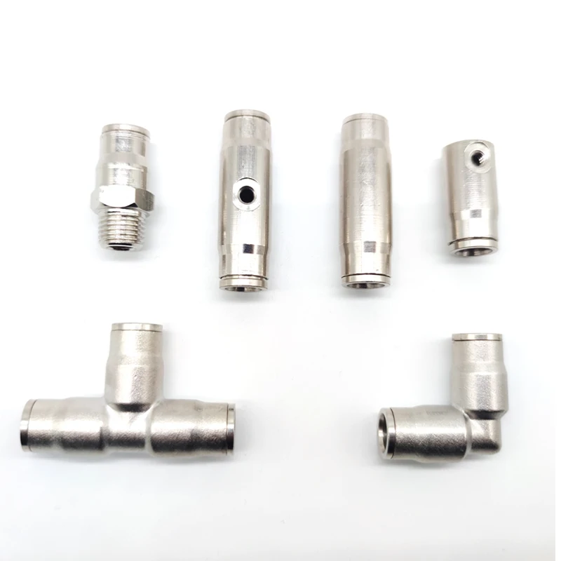 High pressure 3/8' Brass slip lock connector quick connecting connector for high pressure mist cooling system