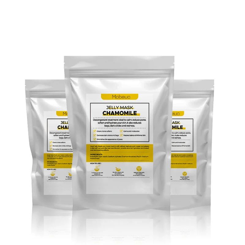 Private Label Hydro Mask Natural Organic Whitening Moisturizing Plants Fruits Extract Soft Film Powder Jelly Mask