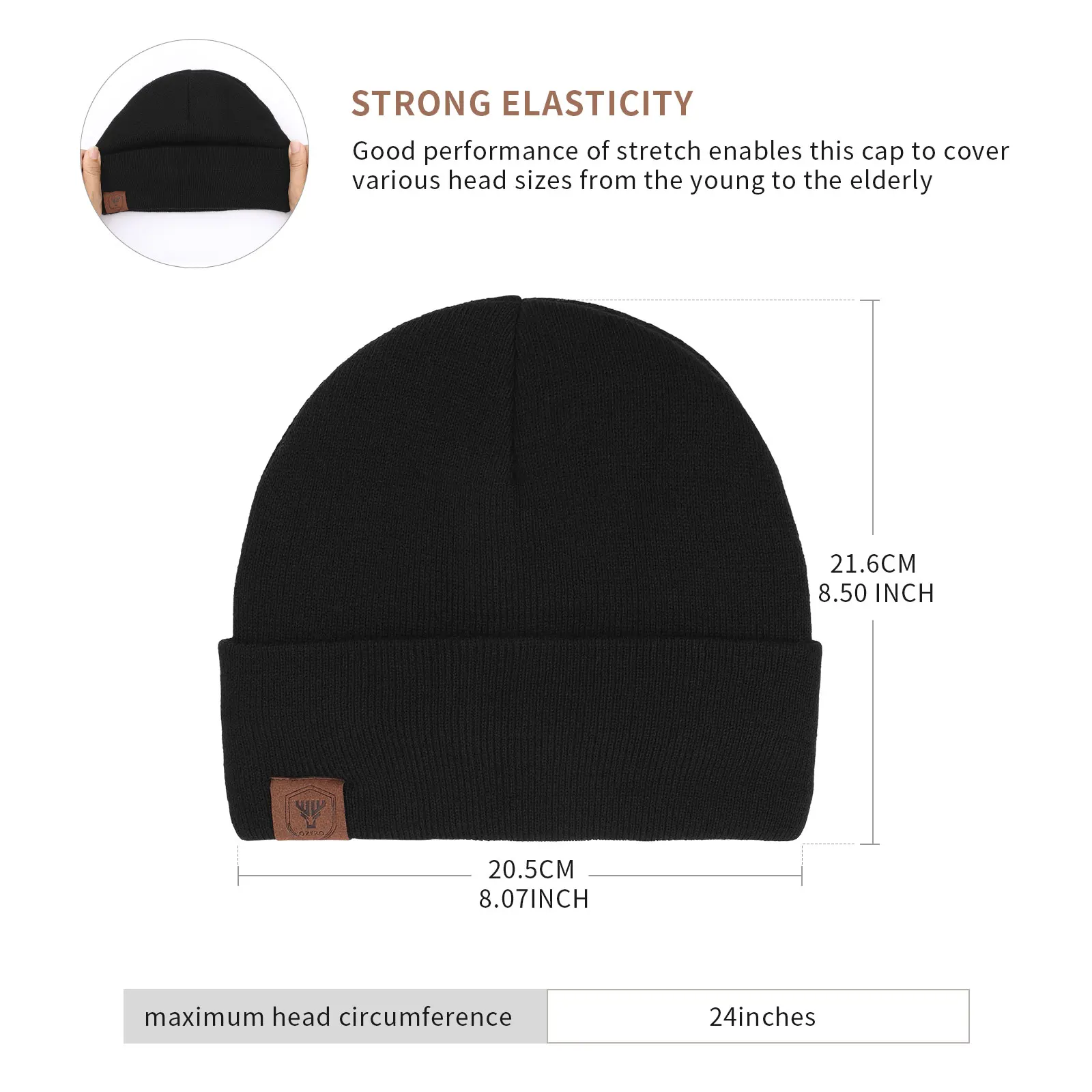 Зимняя вязаная шапка теплые флисовые шапки для мужчин и