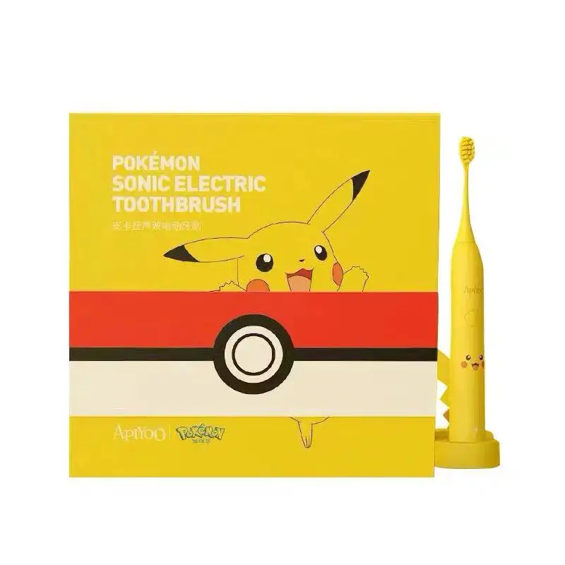 2019 новейший дизайн детская звуковая зубная щетка Pikachu электрическая для