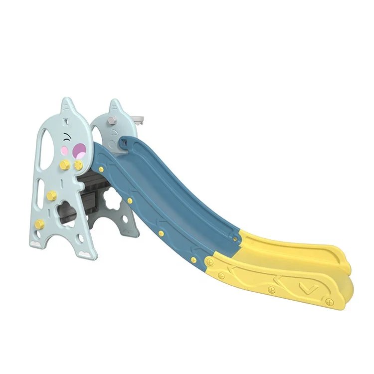 Cartoon Rabbit Model Single Kindergarten Household Foldable Plastic Toy Children Indoor Slide