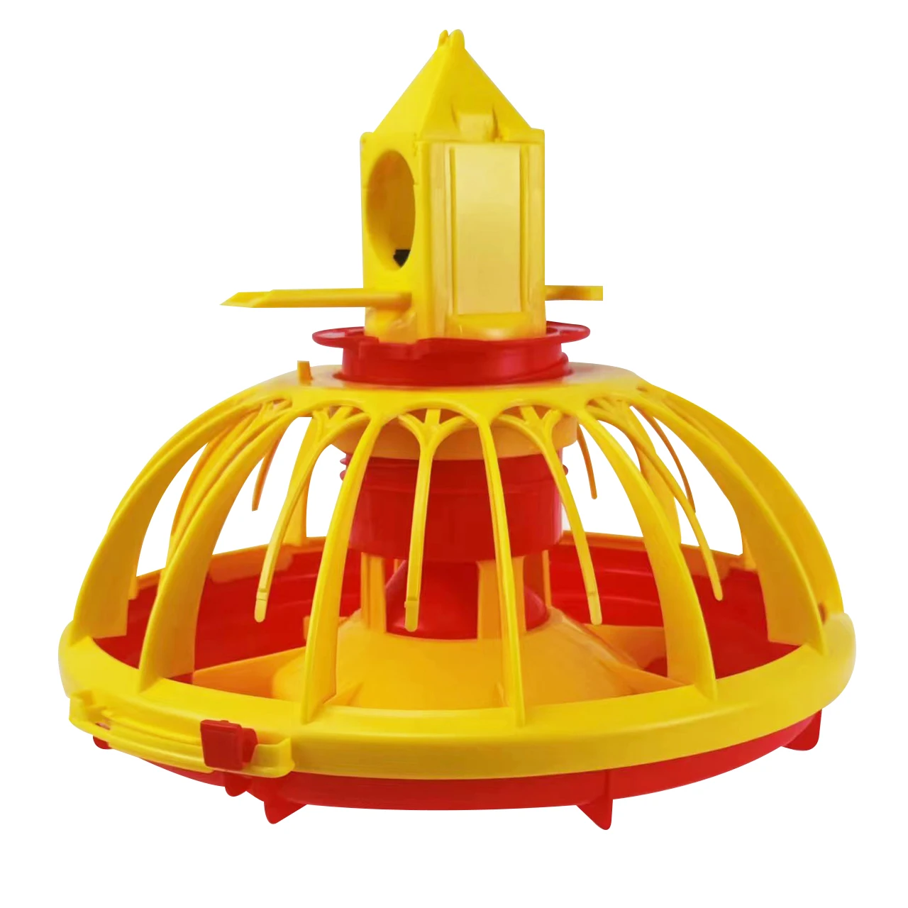 Chicken Farm House Automatic Pan Feeder Line Poultry Farming Automatic Feeder Drinking Nipple for Chicken AgriTwin Pan System