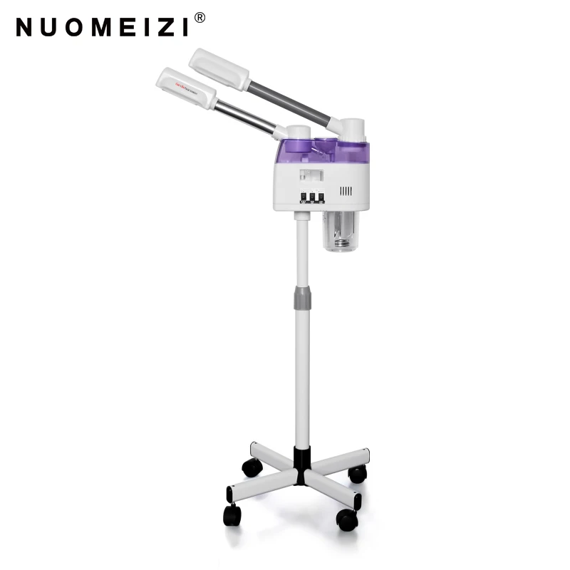 Professional 2 In 1 Hot And Cold Beauty Standing Facial Steamer With Magnifying Lamp