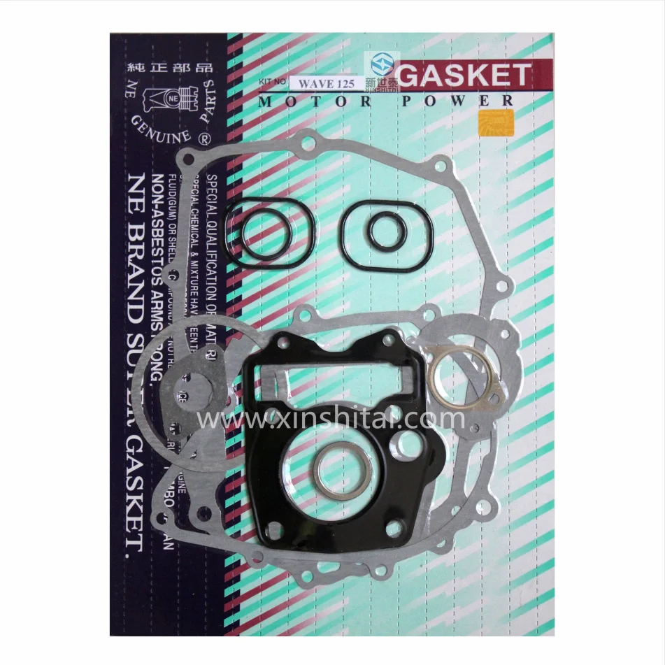 Motorcycle accessories spare parts exhaust gasket head motorcycles top full complete gasket CG125