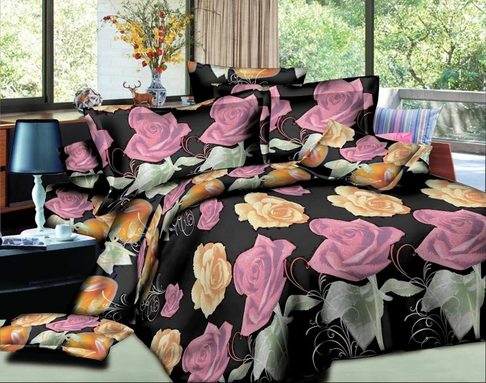 China supplier 100% polyester  fabric disperse printed fabric for  bedding set