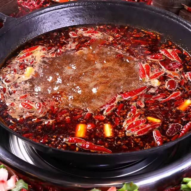 Low Price Chinese Hot Pot Chili Hot Pot Seasoning Sichuan Mala Hotpot Condiment Spciy Butter Hotpot Soup Base