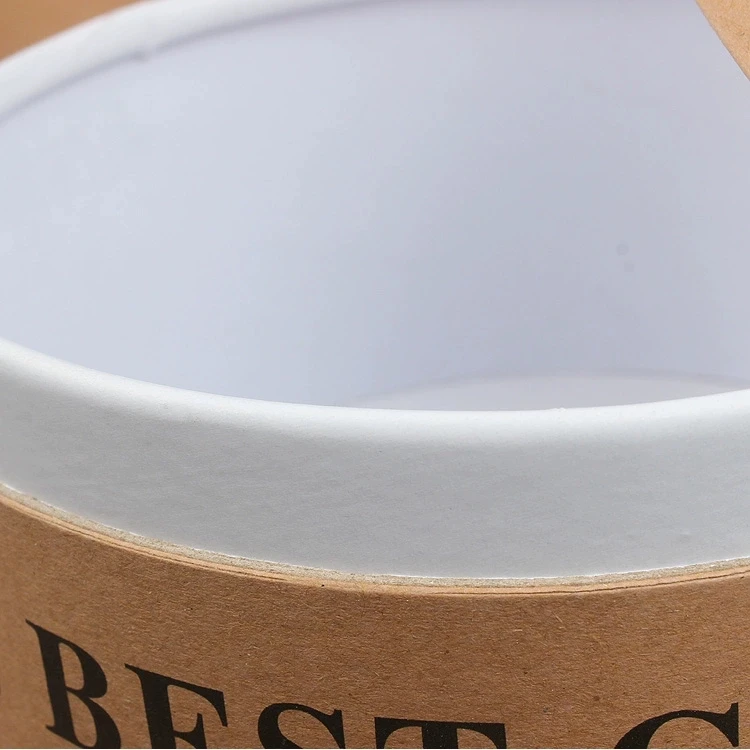 Картонная круглая коробка для косметических эфирных масел