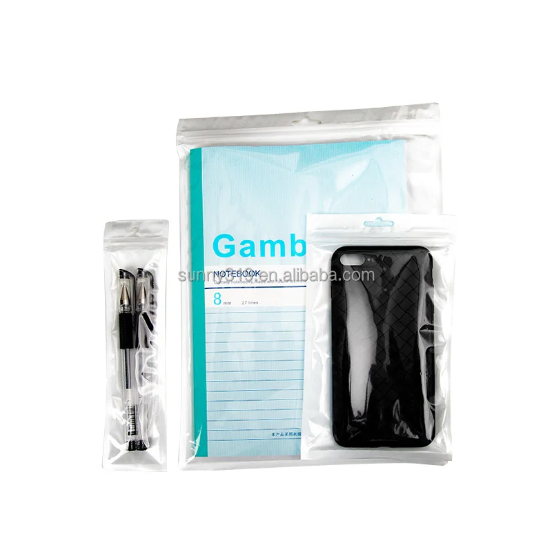 Provide sample wholesales high quality black seal bag packaging plastic opp bag with custom printing logo