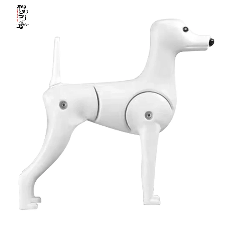 Модель головы собаки Bichon модель для тренировки бишона домашних животных красоты обучения школе скелет должен использоваться с искусственными