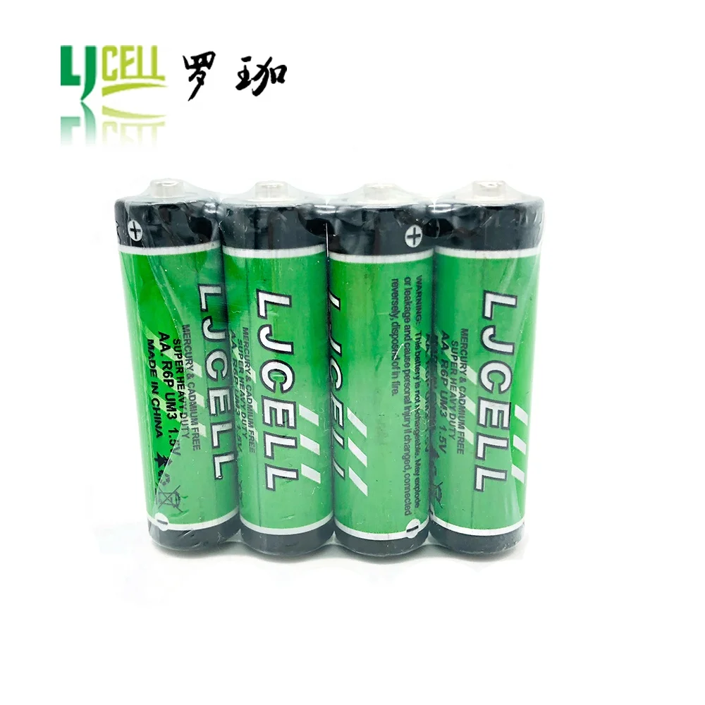 AA Super heavy duty battery r6p 1.5V carbon zinc Dry Battery