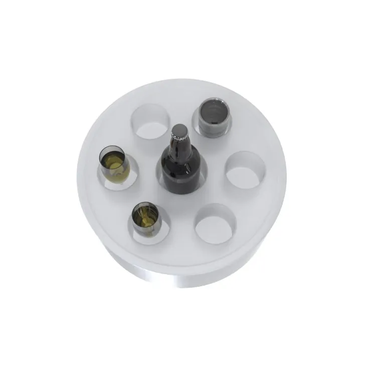 16 colors change Round Shape LED Floating Spa Bar For Pools Spa