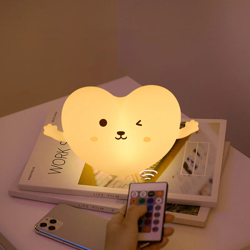 Ночник в форме сердца