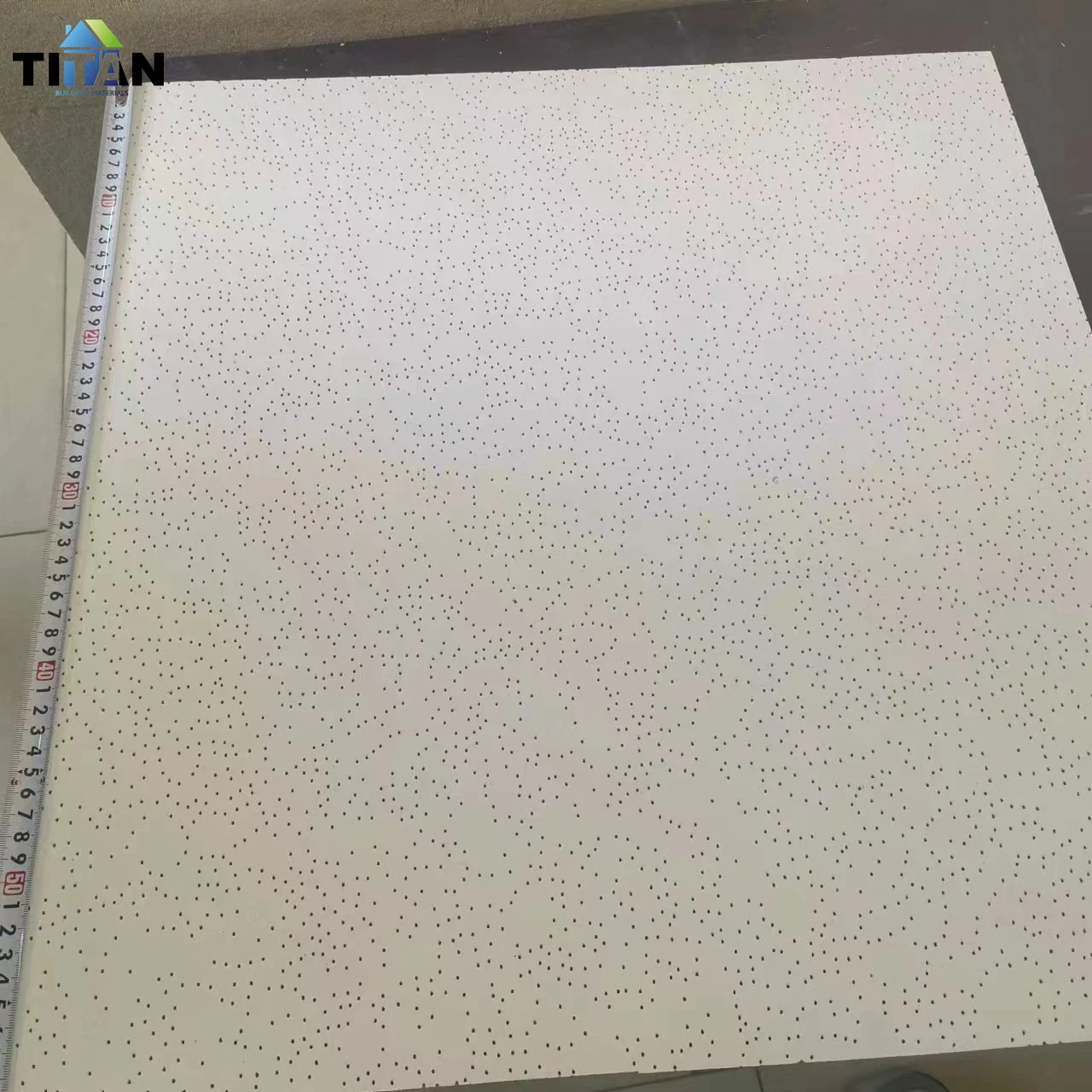 Drop Ceiling 2X2 Sound Deckenpaneele Dalles De Plafond Suspendu Fissured Ceiling Tile 1200X600